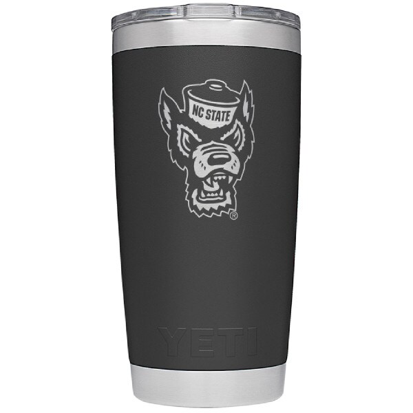 Yeti Rambler 20oz Tumbler Black wit